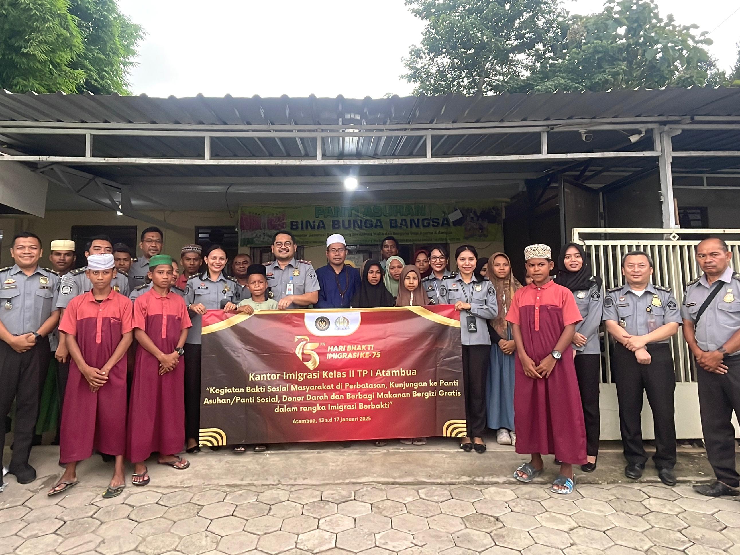  Kantor Imigrasi Atambua Gelar Aksi Sosial Memperingati Hari Bhakti Imigrasi ke-75